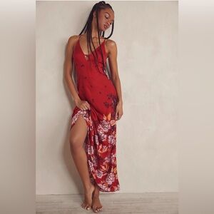 Free People Get to You Floral Maxi Dress